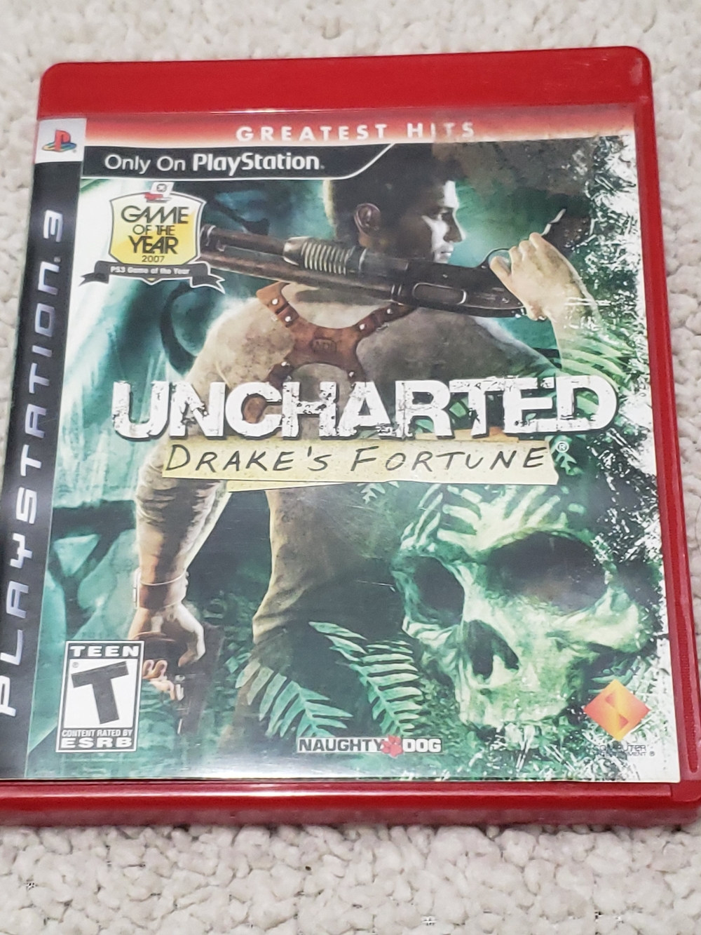 SONY PlayStation 3 Uncharted: Drake's Fortune | Red Cover | Teen